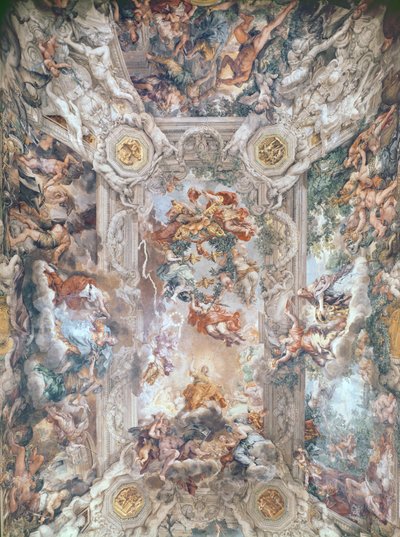 Triumph der göttlichen Vorsehung von Pietro da Cortona